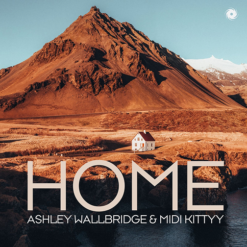 Sleeve art for "Home" by Ashley Wallbridge and Midi Kitty. 