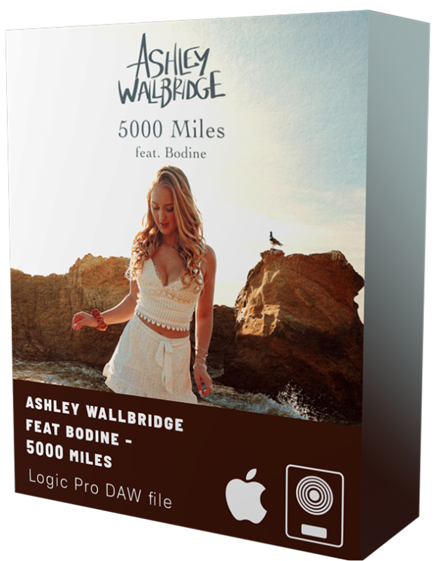 Ashley Wallbridge Feat. Bodine - 5000 miles. Logic Pro DAW file