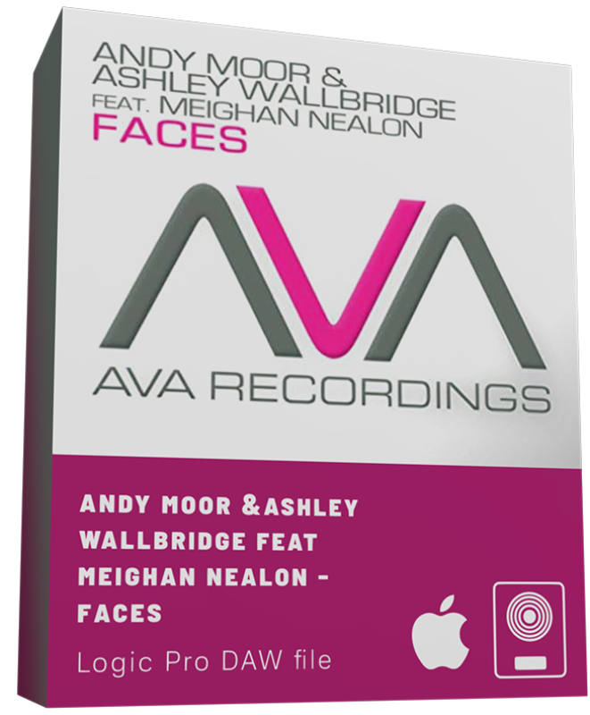 Andy Moor & Ashley Wallbridge Feat Meighan Nealon - Faces. Logic Pro DAW file