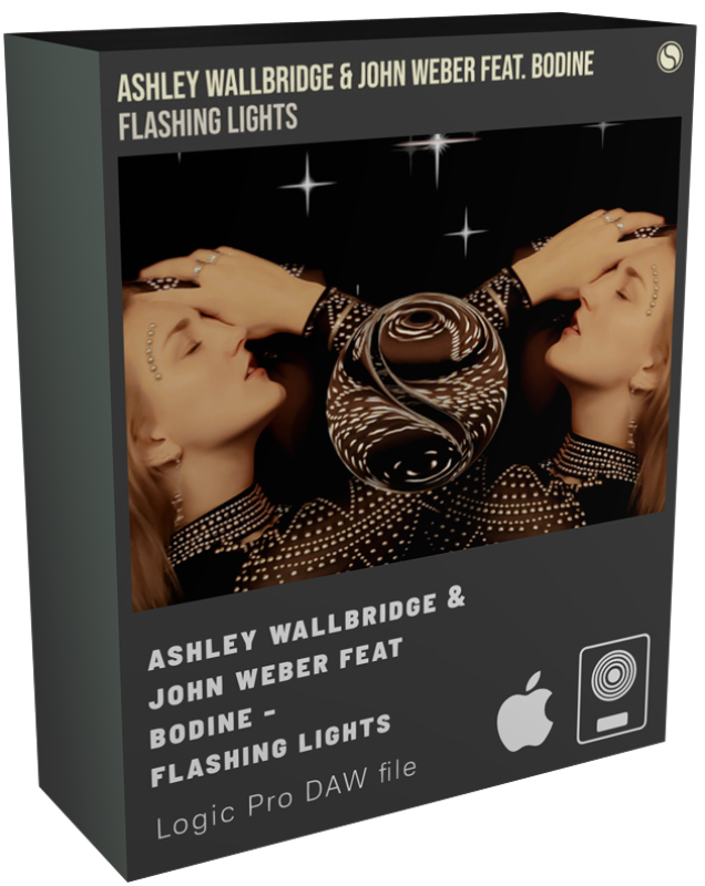 Ashley Wallbridge & Jogn Weber Feat. Bodine -  Flashing Lights. Logic Pro DAW file